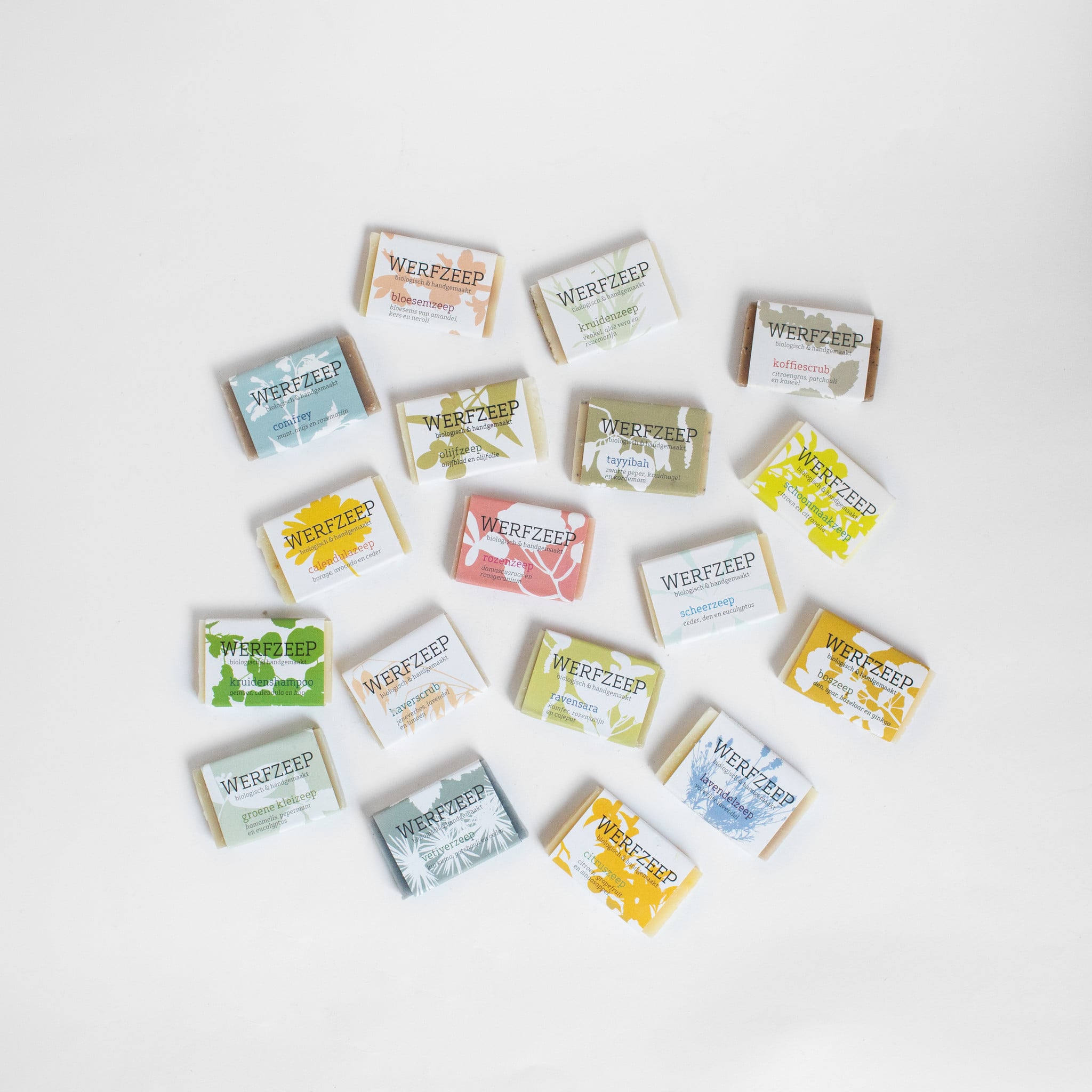 Gift box with 18 mini soaps