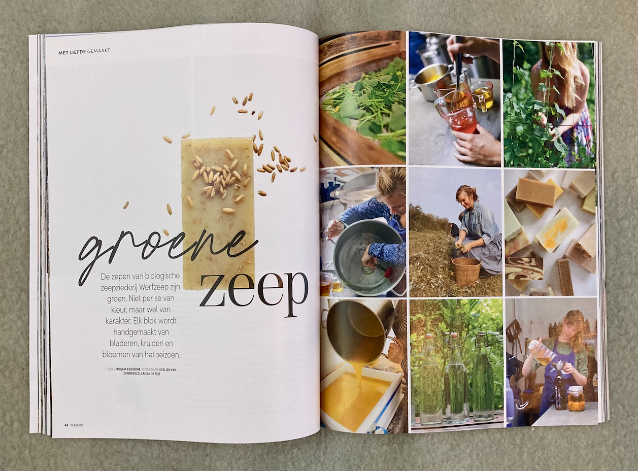 Seasons februari 2021 - Werfzeep interview met Evelien