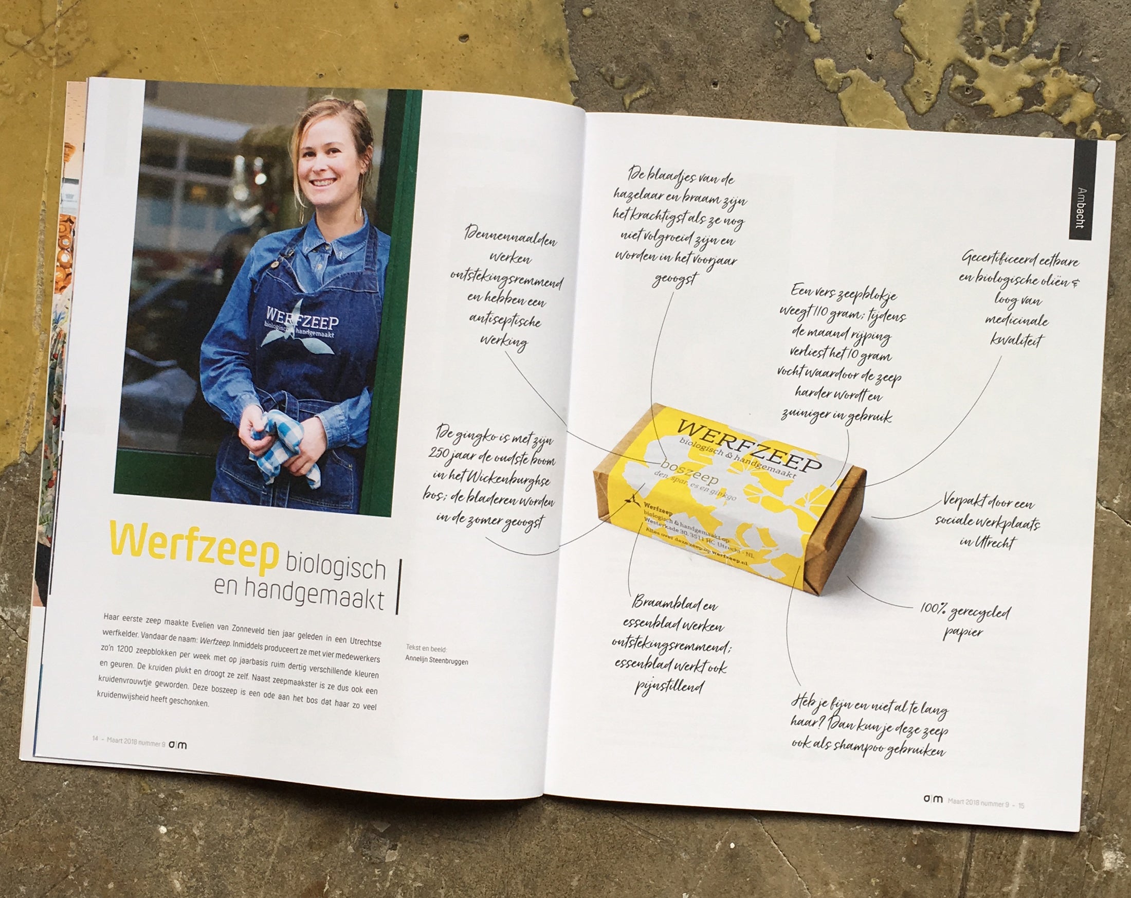 Onze zeep in Antroposofie Magazine