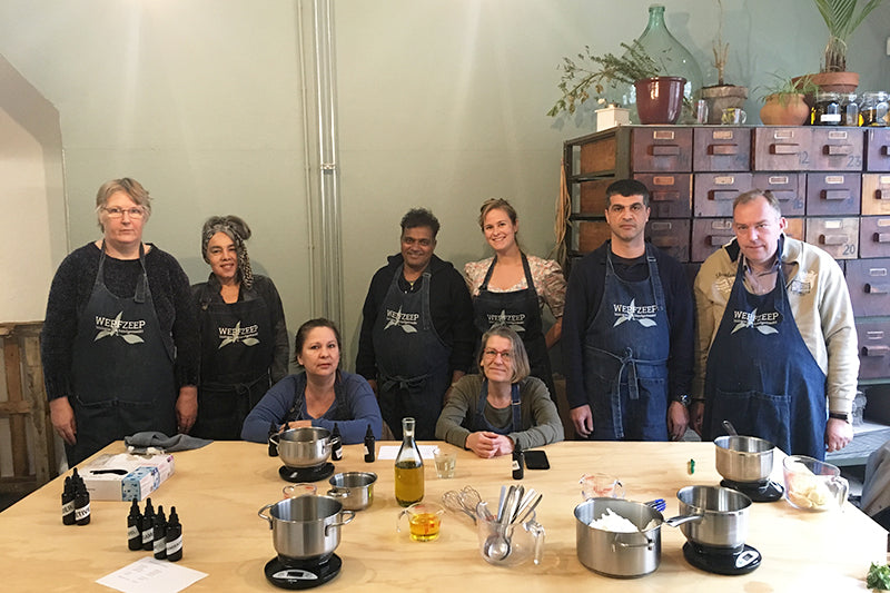 Workshop zeep maken met Wij aan de Werf