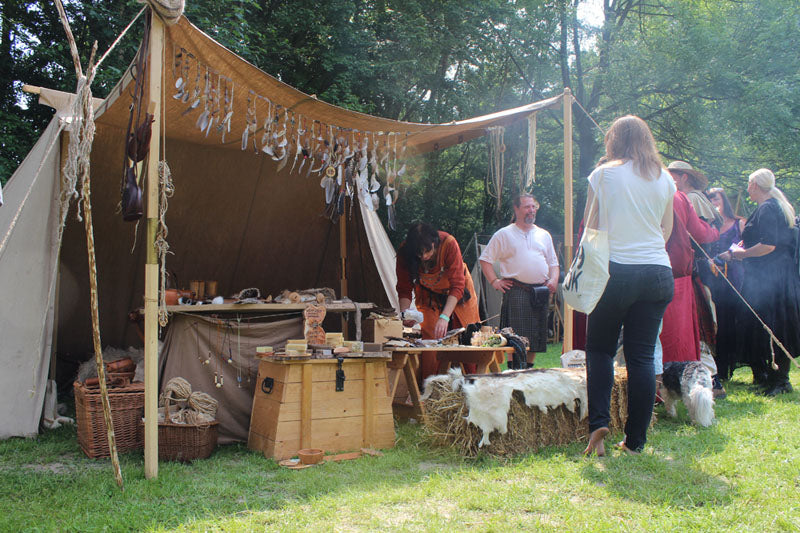 Werfzeep op Keltfest - Dordrecht, re-enactment Viking tijdperk