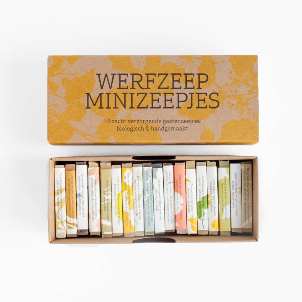 Gift box with 18 mini soaps