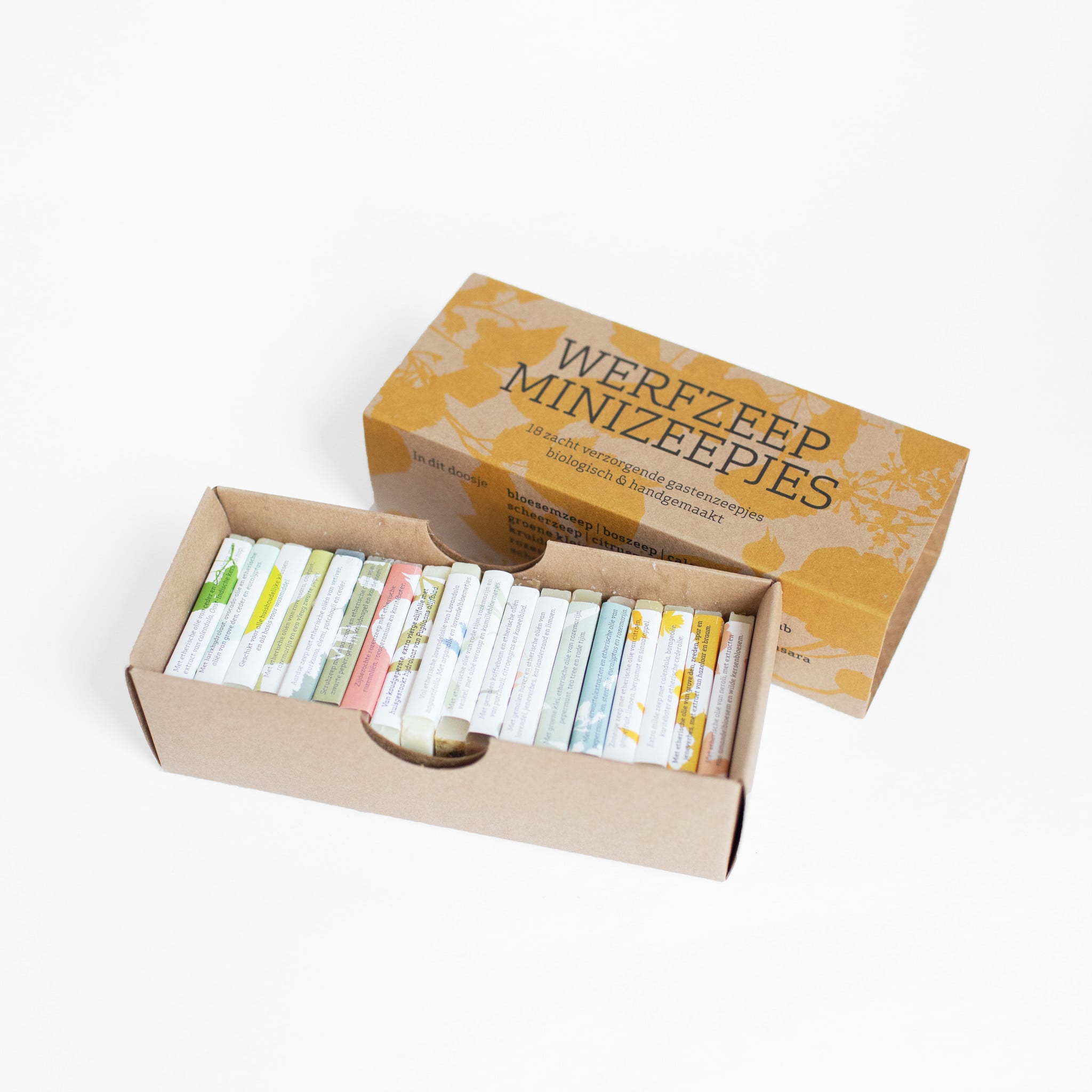 Gift box with 18 mini soaps